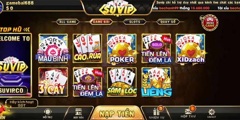 Poker suvip - Game bài cá cược hot nhất thị trường hiện nay 2 Game cá cược poker suvip hot nhất thị trường hiện nay