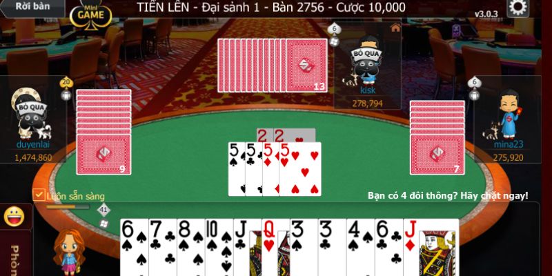 Tiến lên miền nam suvip - Cách chơi trúng thưởng đậm chi tiết 4 Nắm rõ luật lệ chơi tiến lên miền nam tại cổng game suvip